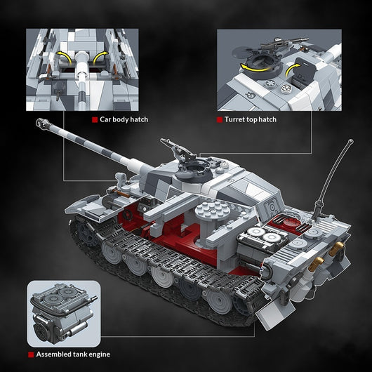 Bloques de Construcción Tanque Pesado con Micropartículas - Image 12