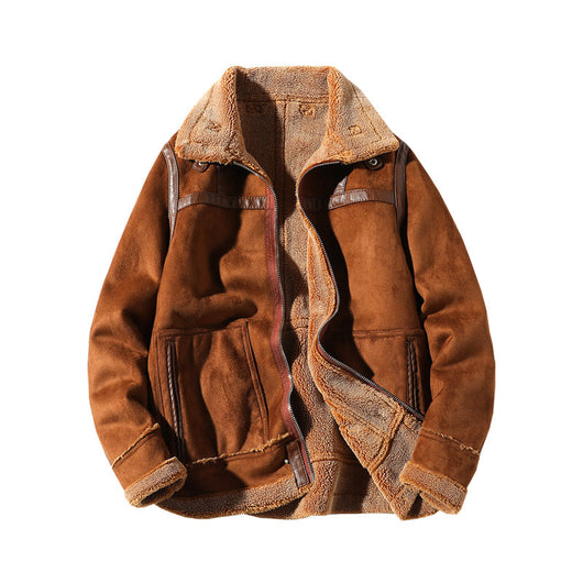 Chaqueta para Hombre con Forro de Lana y Cuello de Piel - Image 2
