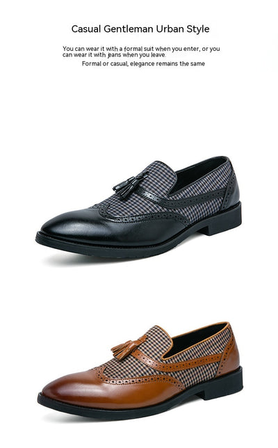 Zapatos de Cuero Estilo Británico para Hombre - Elegancia Ejecutiva - Image 10