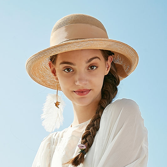 Sombrero Cubo Plegable para Mujer con Moño