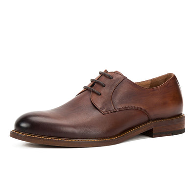 Zapatos Derby Ejecutivos de Cuero con Cordones - Estilo Británico Versátil - Image 5