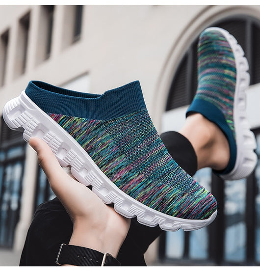 Mocasines Slip-On Flyknit Respirable - Zapatos Deportivos Casuales Trendy - Image 33