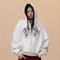 Sudadera Estampada con Capucha Retro para Mujer