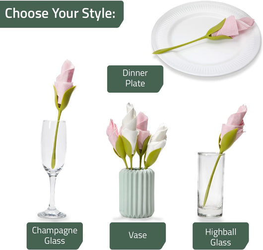 Organizador de Servilletas con Diseño Origami Floral - Image 14