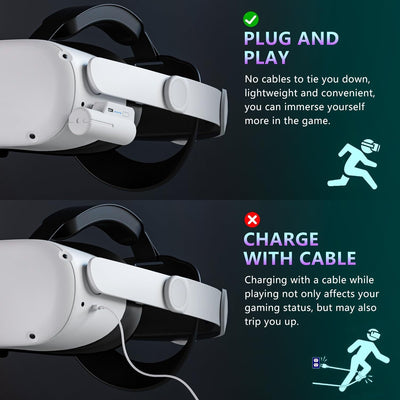 Batería Portátil para Auriculares VR - Carga Extendida para Realidad Virtual - Image 8