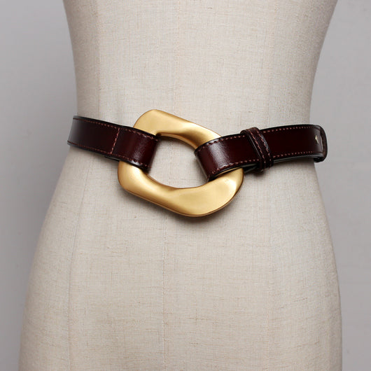Cinturón de Cuero para Mujer Versátil - Diseño Minimalista - Image 3