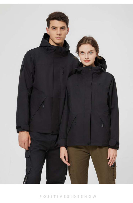 Abrigo Desmontable Impermeable Otoño-Invierno Unisex con Forro Adhesivo - Image 14