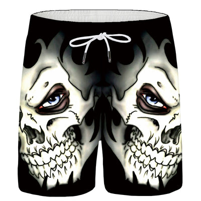 Shorts Deportivos con Estampado 3D Calavera para Hombre - Image 4