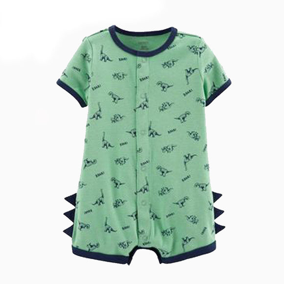 Mameluco Infantil de Algodón con Mangas Cortas para Bebés
