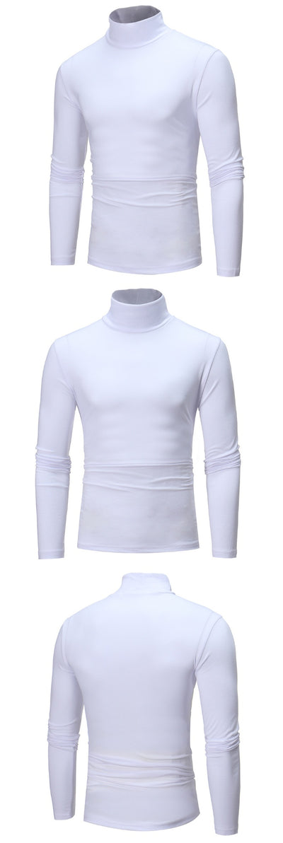Suéter Cuello Alto Slim Fit Elegante para Hombre Joven - Image 14