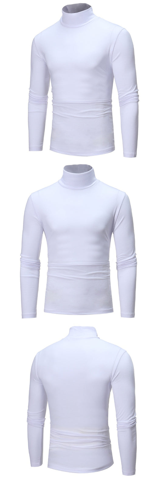 Suéter Cuello Alto Slim Fit Elegante para Hombre Joven - Image 14