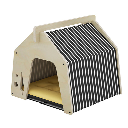 Casa Árbol Gato Madera Maciza Multicapa Aislante Térmico Todo Clima - Image 3