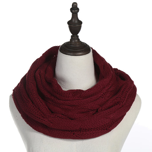 Bufanda Tejida Cálida Cien Torres para Otoño e Invierno - Image 10