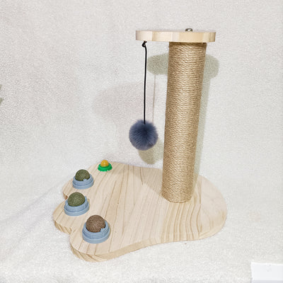 Juguete Giratorio para Gatos de Madera Maciza - Palo Interactivo Resistente y Divertido - Image 5