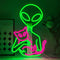 Letras Decorativas Neón Alien en Inglés