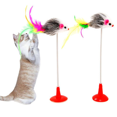 Juguete Interactivo Multicolor para Gatos - Varita Teaser - Image 4