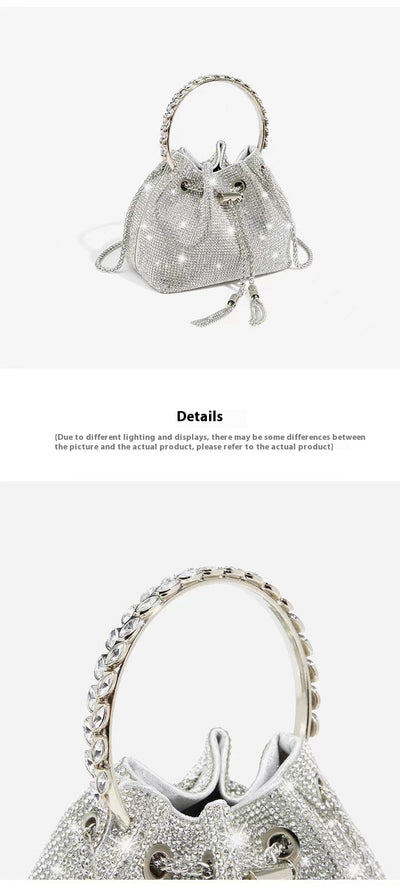 Bolso Bandolera de Diamantes Completos para Cena y Eventos - Image 16