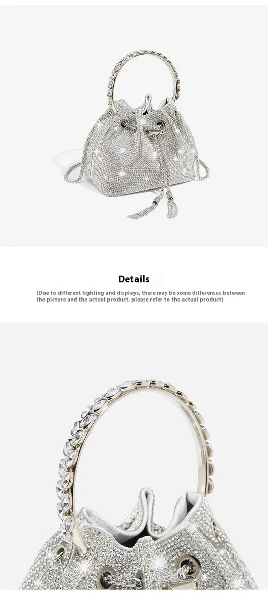 Bolso Bandolera de Diamantes Completos para Cena y Eventos - Image 16
