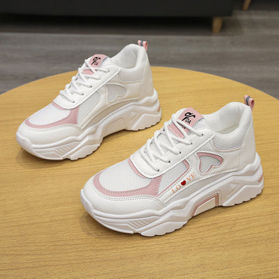 Zapatillas Deportivas Blancas Plataforma Elevadora para Mujer - Image 4