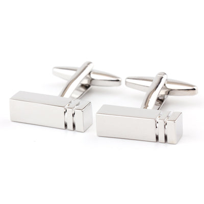 Gemelos Metálicos Brillantes para Puños Franceses - Hombre y Mujer - Image 6