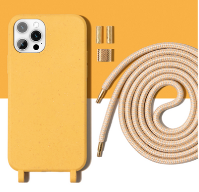 Funda Protectora para Celular con Cordón de Bambú y Fibra de Madera Biodegradable - Image 2