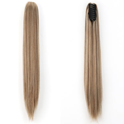 Peluca de Fibra Sintética con Clip Tipo Garra - Cabello Liso y Voluminoso - Image 25