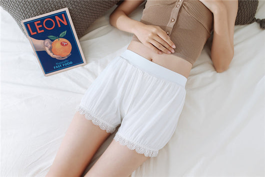 Leggings Escolares Blancos con Shorts Integrados Anti-transparencia - Image 14