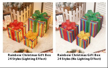 Set de 3 Cajas de Regalo Navideñas con Luces LED Decorativas - Image 17
