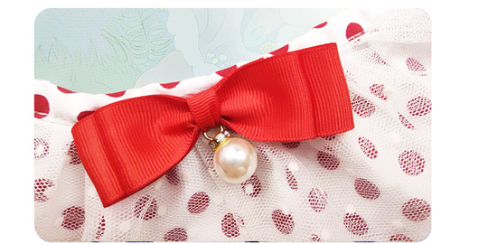 Collar de Moda para Mascotas con Moño y Lunares - Image 13