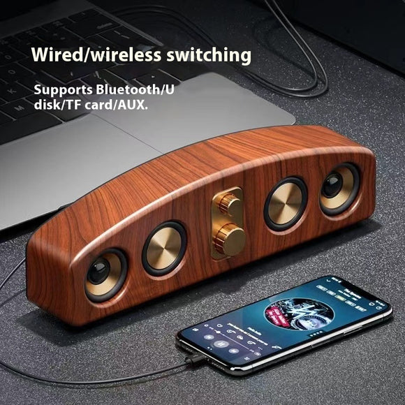 Parlante Bluetooth Portátil Estilo Retro