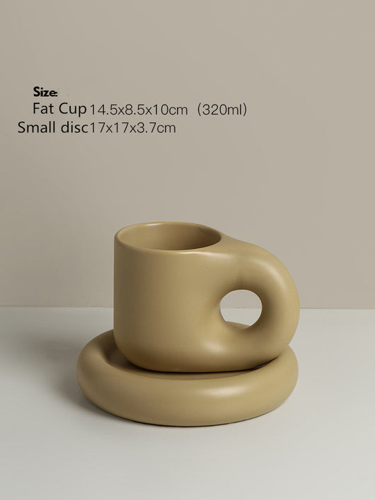 Taza Cerámica Nórdica con Asa Ergonómica - Set de Tazas para Café y Bebidas - Image 18