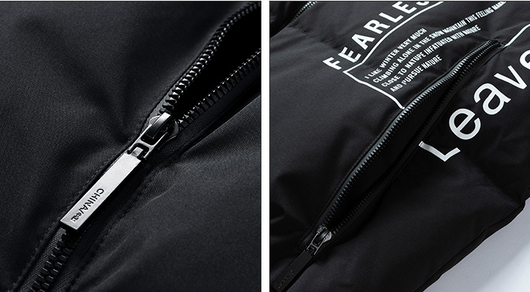 Chaqueta Acolchada de Plumón de Pato Blanco para Hombre - Cálida y Ligera - Image 16