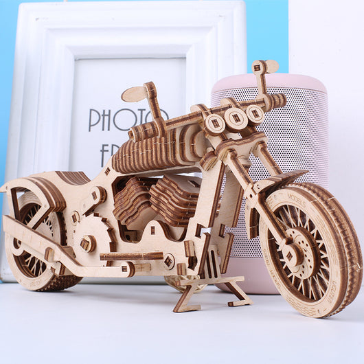 Rompecabezas 3D de Motocicleta - Juguete Creativo de Construcción - Image 11