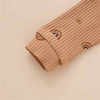 Enterizo de Dos Piezas para Bebé en Algodón con Patrón Arcoíris - Image 12