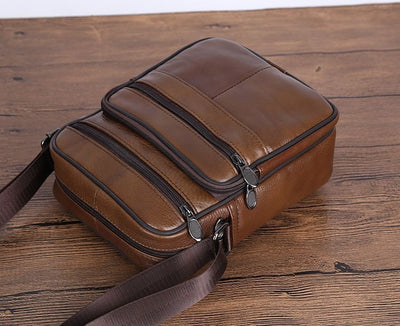 Bolsa de Cuero para Hombre Crossbody Casual y Elegante - Image 13