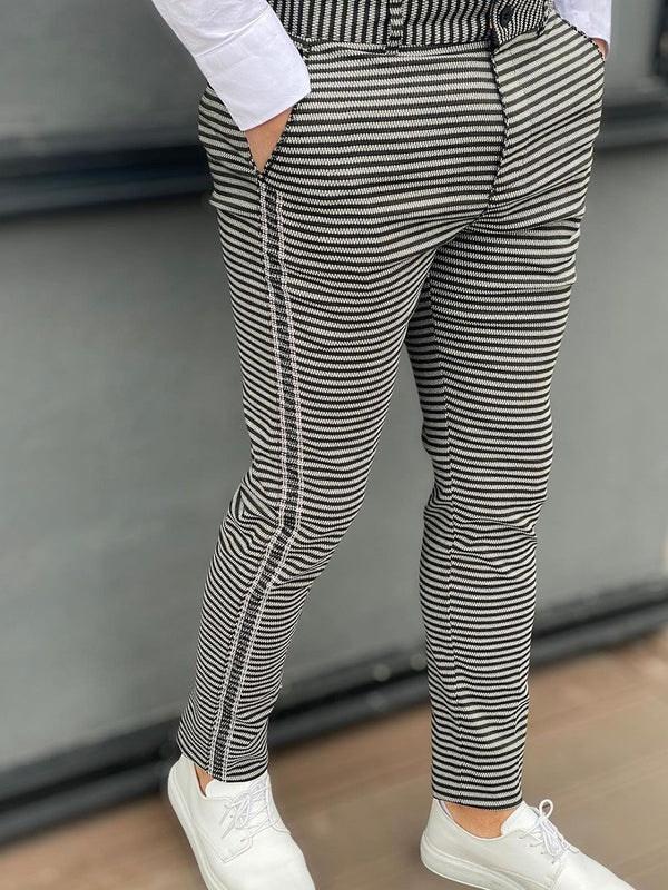 Pantalones Casuales de Cuadros para Hombre