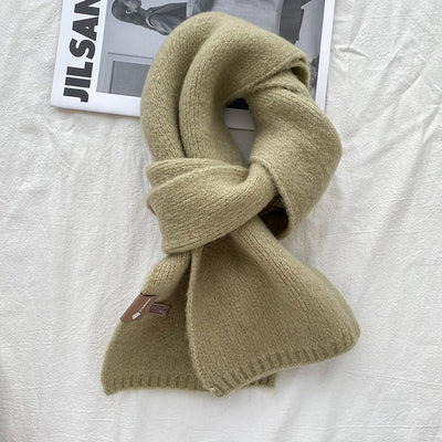 Bufanda de Lana Cálida Estilo Coreano para Mujer - Diseño Elegante y Versátil - Image 16