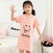 Pijama Vestido Princesa de Algodón para Niña y Mamá - Manga Corta Fresco