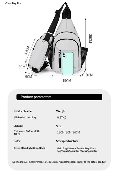 Mochila de Pecho Deportiva de Gran Capacidad - Image 10
