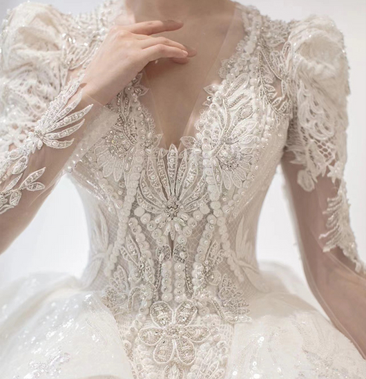 Vestido Largo Elegante de Manga Larga Estilo Francés para Mujer - Image 12