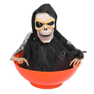 Plato Fantasma Luminoso con Música y Diseño Divertido de Frutas - Image 16