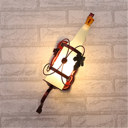 Lámpara de Pared Creativa Botella de Vino para Dormitorio - Image 6