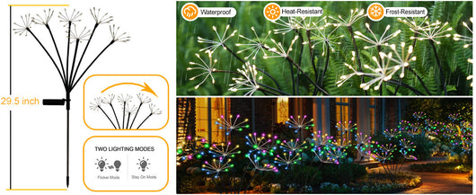 Cadena de Luces Solares de Cobre para Jardín - Decoración LED Festiva - Image 13