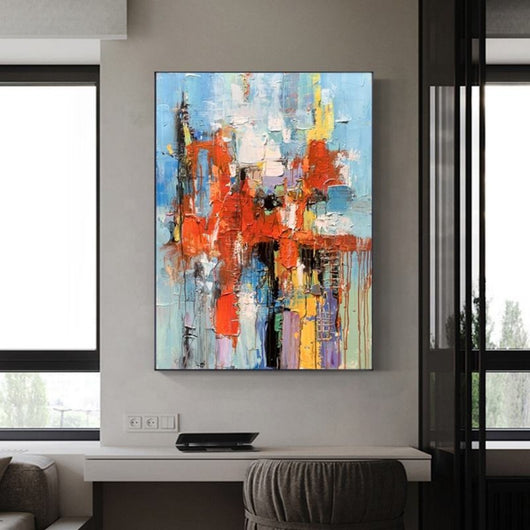 Cuadro Abstracto Moderno en Óleo - Arte Original para Sala de Estar - Image 3
