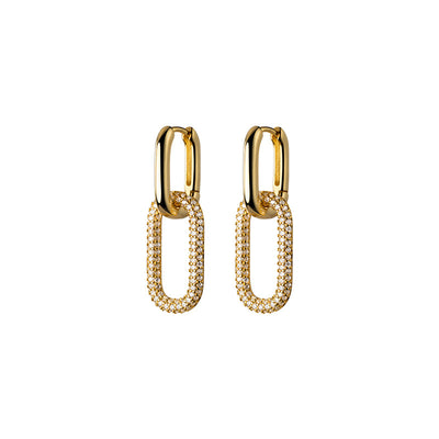 Aretes Geométricos de Diamantes - Diseño Elipse Moderna - Image 13