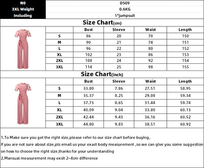 Jumpsuit de Encaje Elegante con Cintura Anudada y Piernas Anchas - Image 10