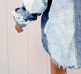 Chaqueta Denim Bloques de Color para Halloween Mujer - Image 15