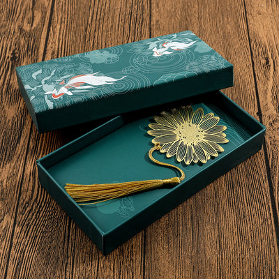Marcapáginas Artístico de Hoja Vegetal Calado - Diseño Clásico Antiguo Cuatro Estaciones - Image 25