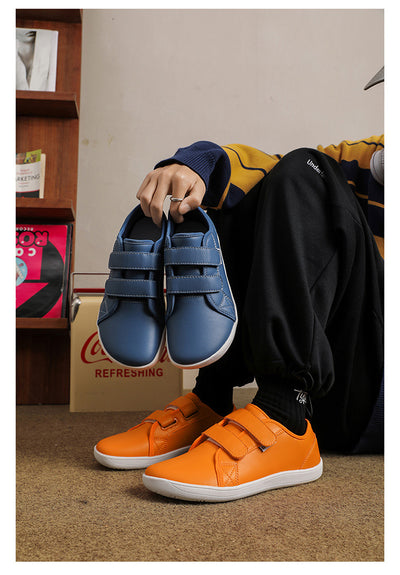 Zapatos Casuales de Cuero Ancho con Velcro para Hombre y Mujer Talla Grande - Image 17