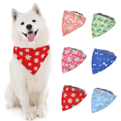 Babero Triangular Absorbente con Diseño de Gatos y Perros - Image 2